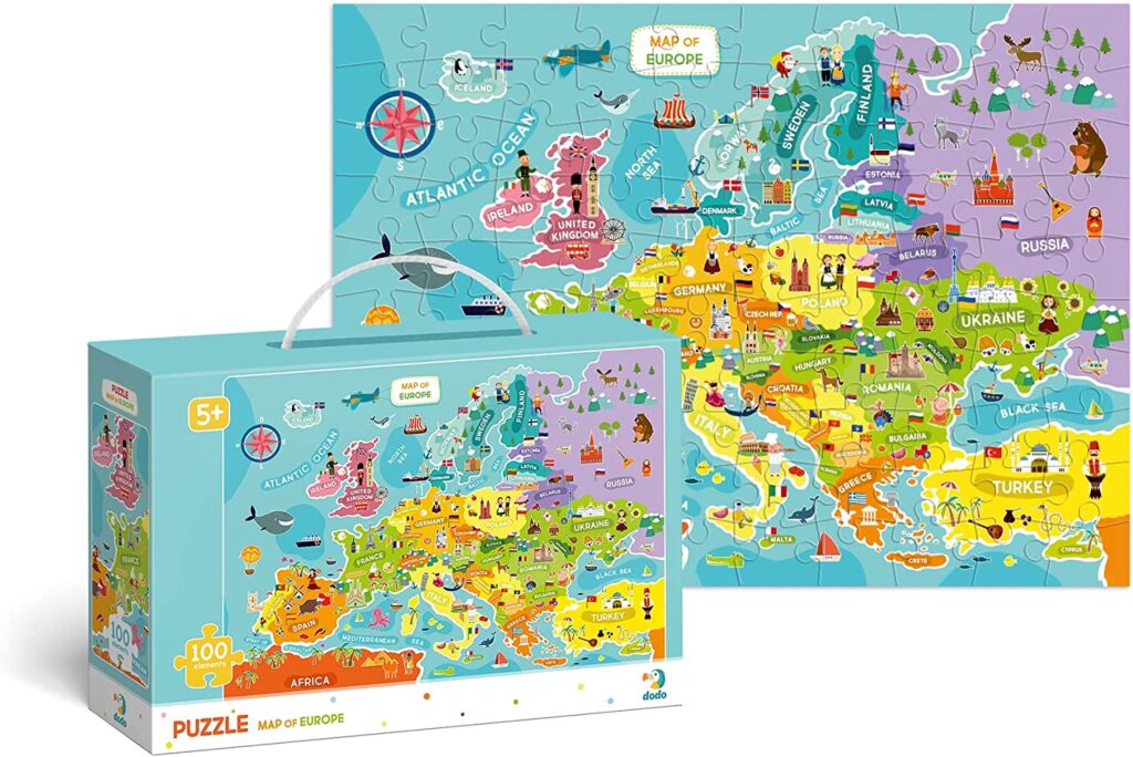 Puzzle mapa Europa